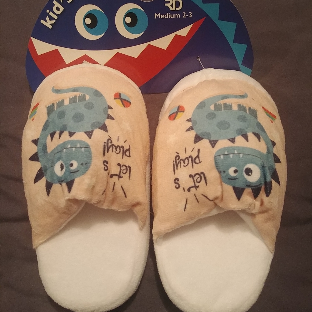Kids Dinosaur slippers